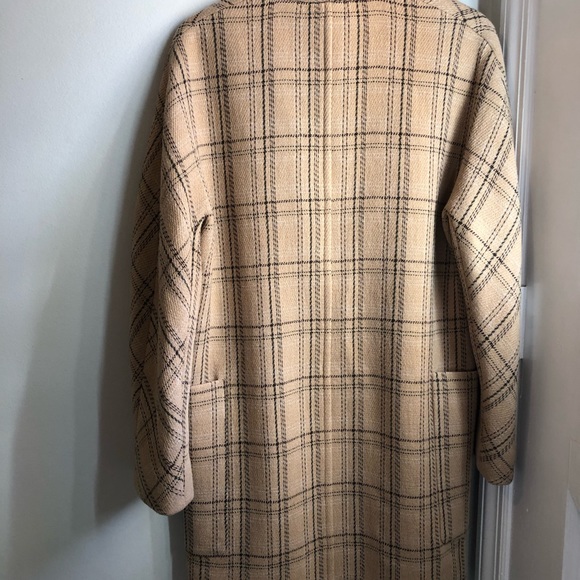 Vince Plaid Wool Blend Coat - Picture 10 of 10